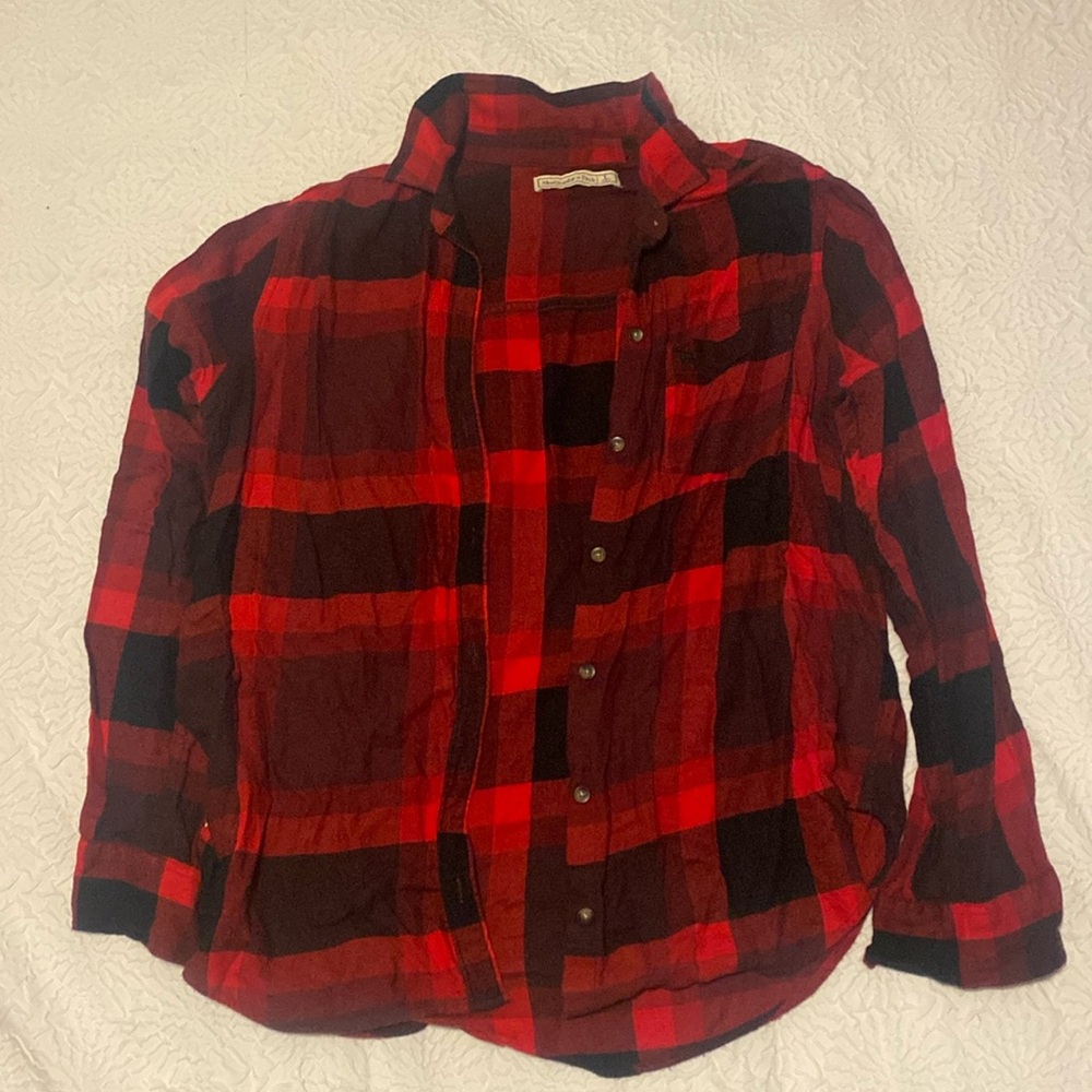 Abercrombie & Fitch Long Sleeve Flannel
